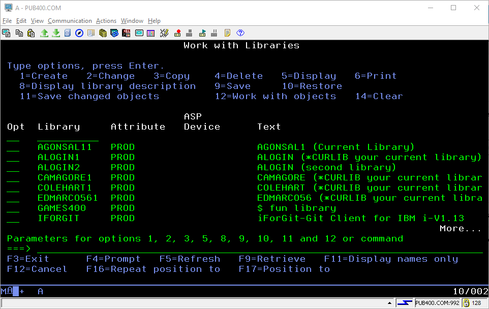 Library List, Types and Objects in more detail – Nick Litten [IBM