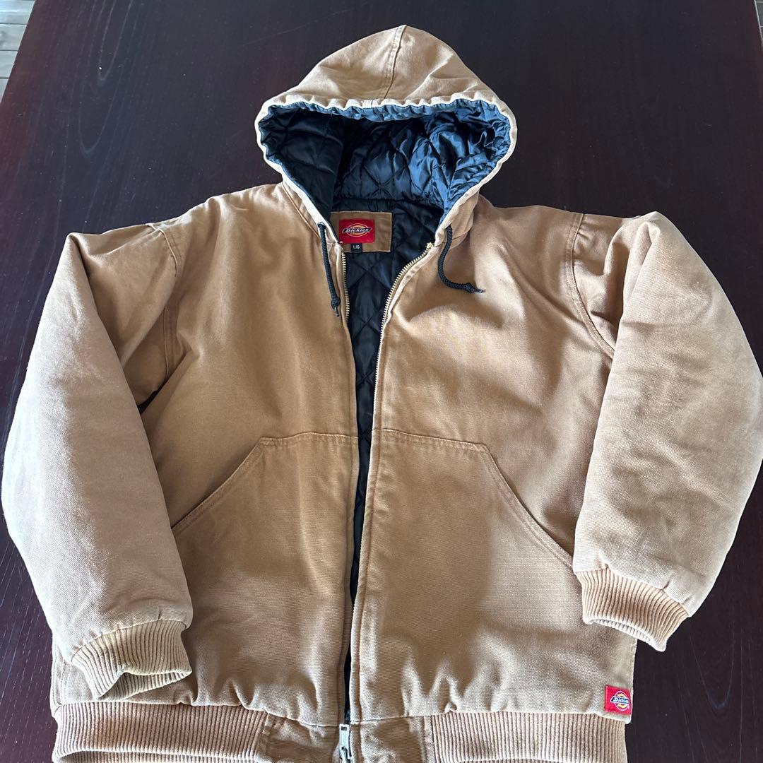 Dickiesフード付きアクティブヂャケット Dickies/Quilt Lined Duck Active Jacket(ディッキーズ ダック